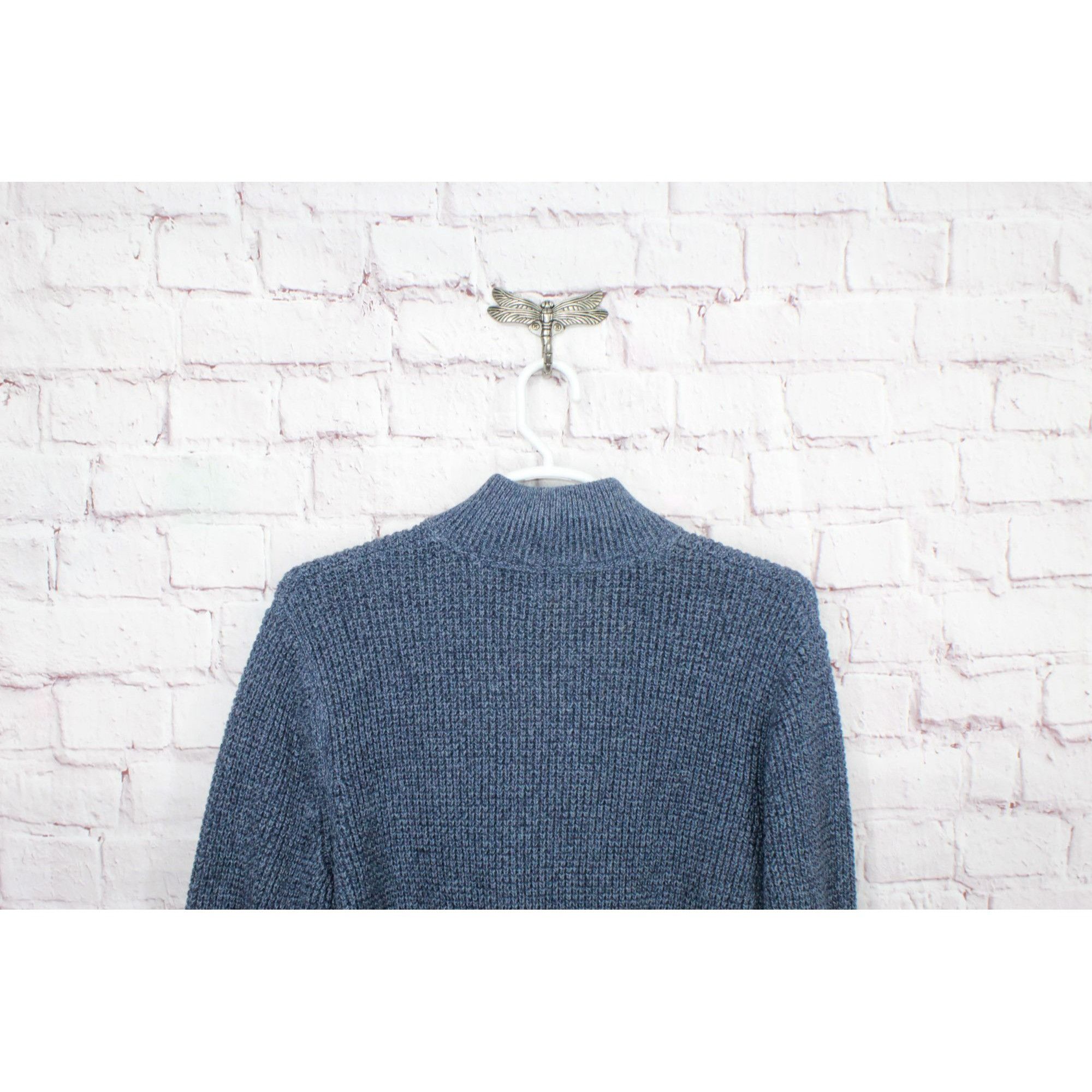 L.L. Bean × Vintage LL Bean Men's Organic Waffle Sweater Full Zip Vintage Size US XL / EU 56 / 4 - 4 Thumbnail