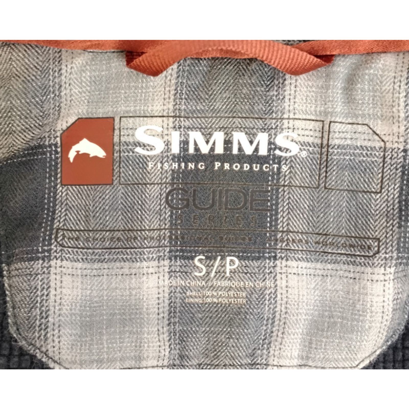 Simms Simms Coldweather Overshirt Men's S Gray Plaid Long Sleeve Size US S / EU 44-46 / 1 - 6 Thumbnail