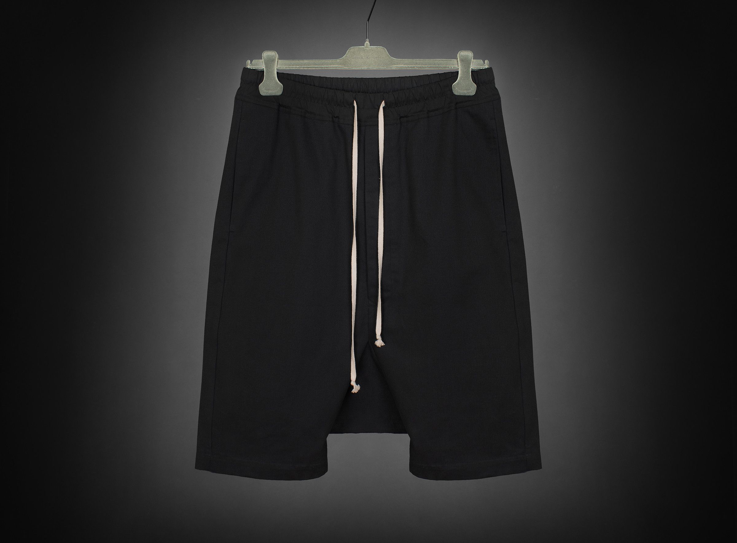 image of Rick Owens New. Boxer Pod Shorts, Mountain F/w 2012, Runway, Iconic in Black, Men's (Size 34)