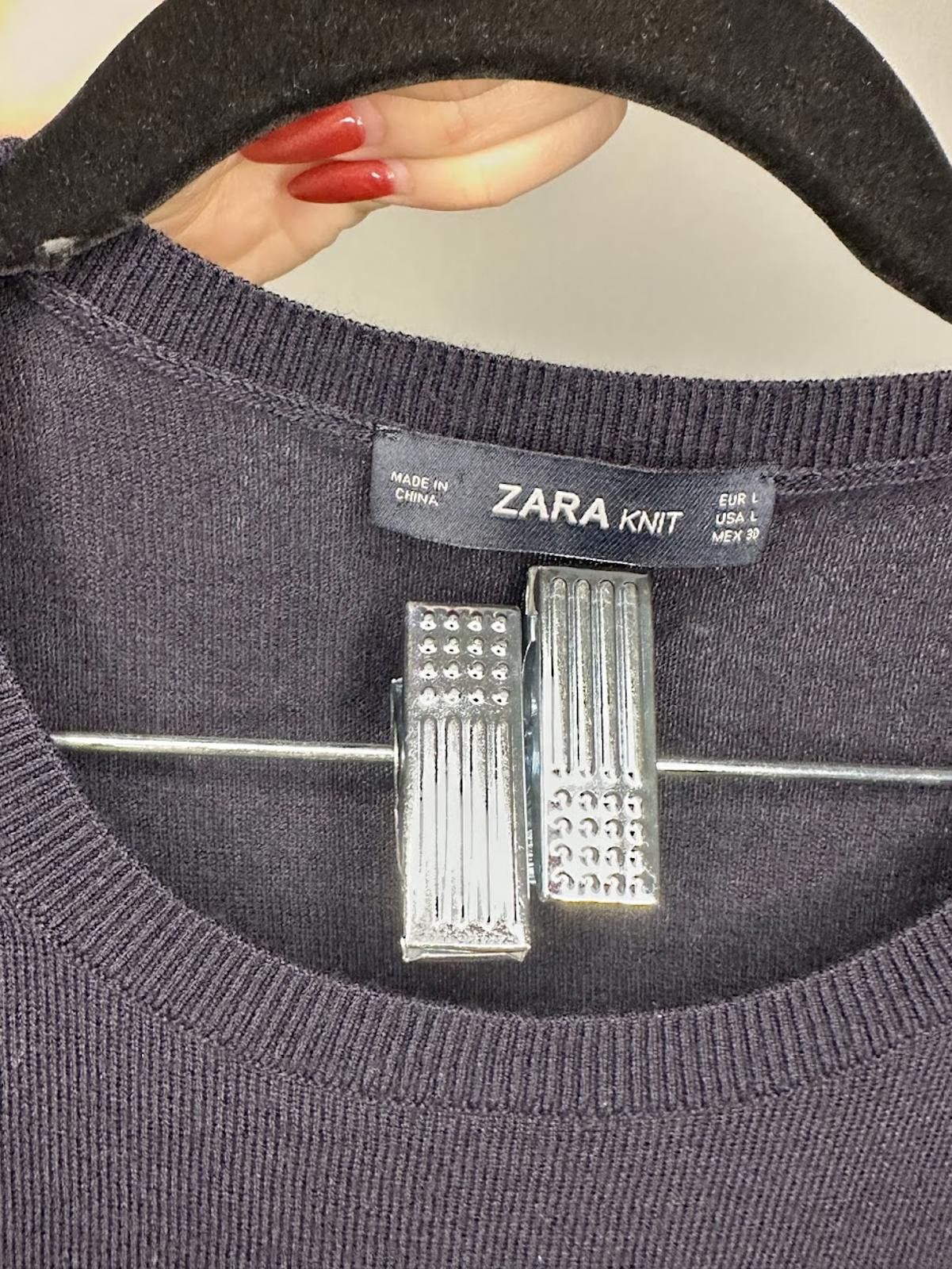 Zara ZARA Knit Pullover Sweater - Sz. L Size L / US 10 / IT 46 - 3 Thumbnail