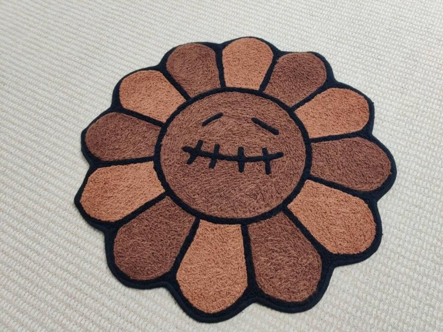 Other Travis Scott Takashi Murakami Flower Wool Thread Carpet Size ONE SIZE - 1 Thumbnail