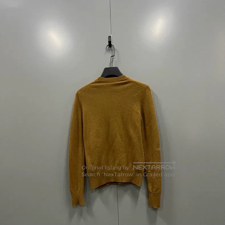Acne Studios Acne Studios Brown Logo Embroidered Knit Sweater Size US XXS / EU 40 - 2 Thumbnail