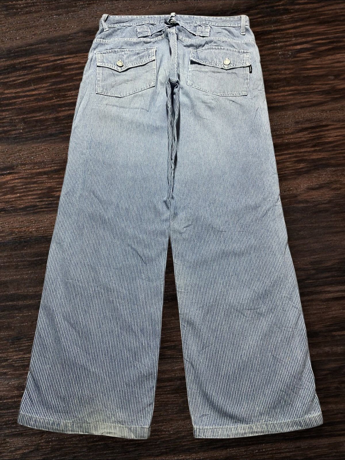 Other Vintage Japanese Brand Think Pink Hickory Buckle Back Pants Size US 31 - 2 Thumbnail
