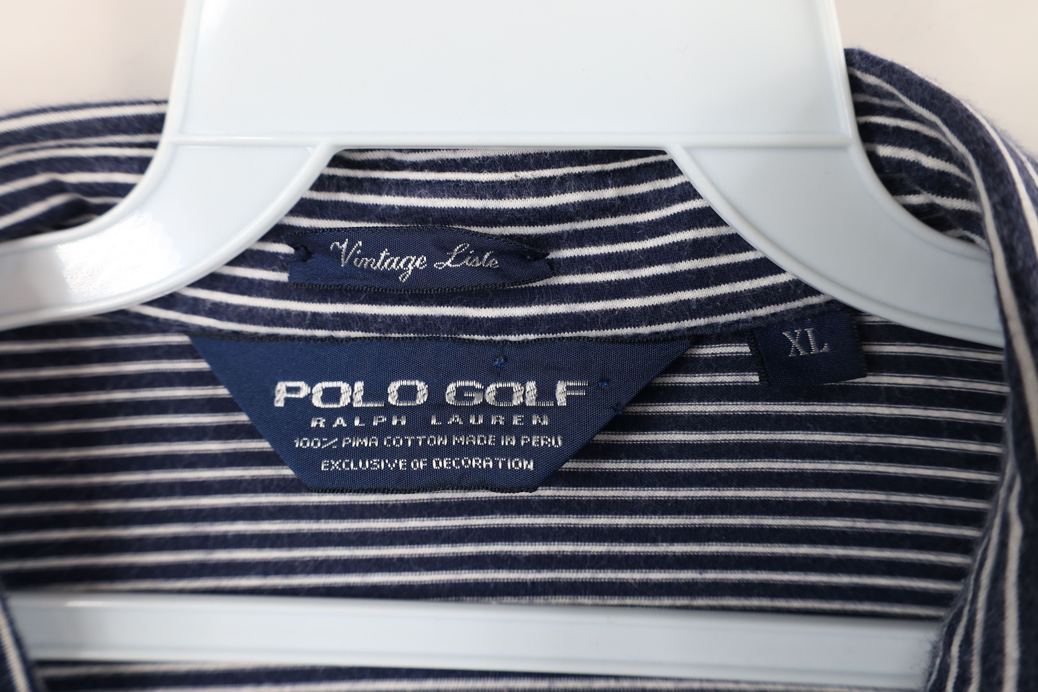 Ralph Lauren Polo Golf Ralph Lauren Lisle Monogram Collared Polo Shirt Size US XL / EU 56 / 4 - 5 Thumbnail