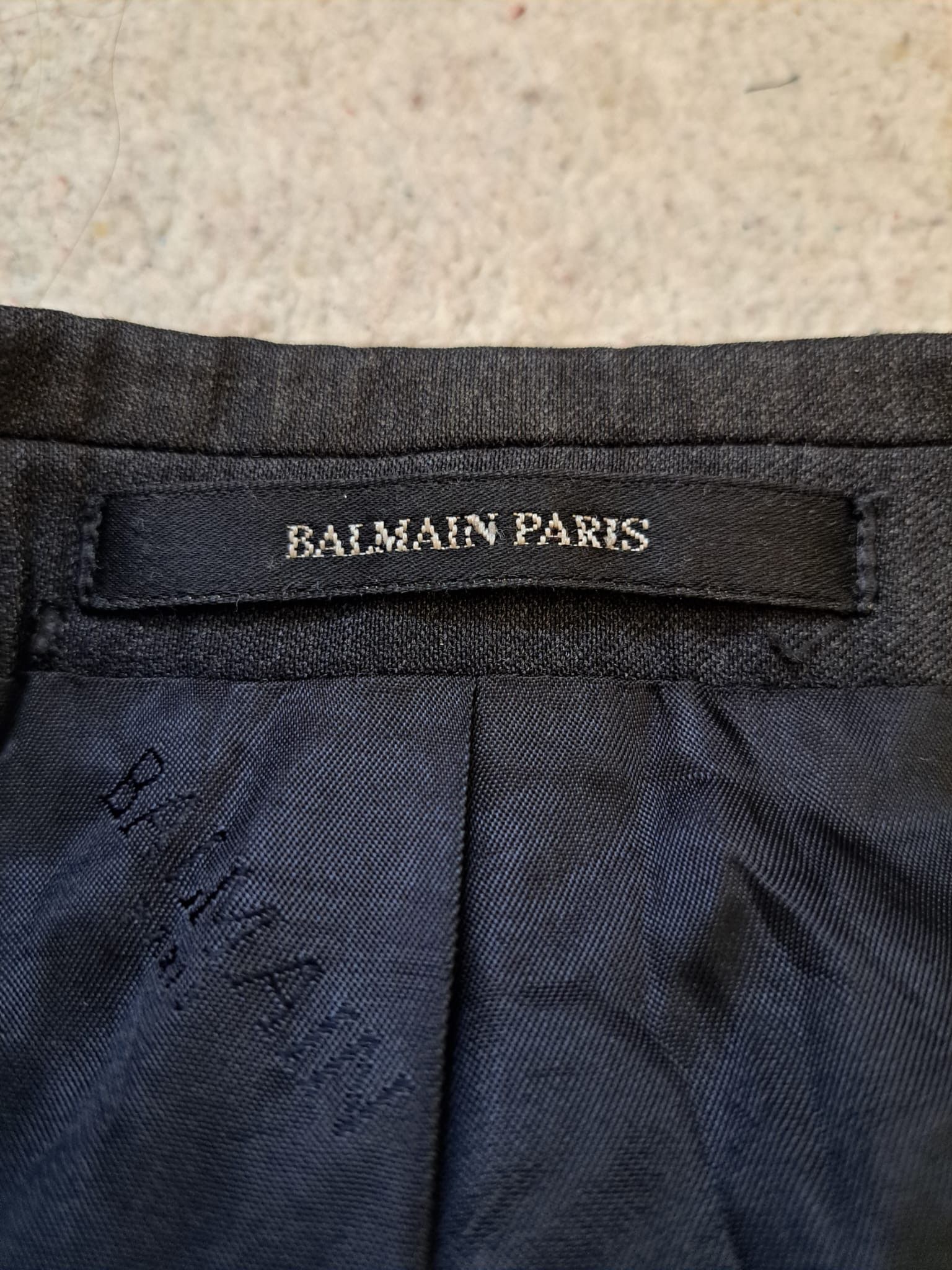 Balmain Balmain Paris vintage custom suit jacket blazer, destroyed Size 42R - 5 Thumbnail