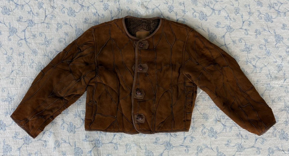Issey Miyake Hai Sporting Gear Leather Fur Jacket Size US M / EU 48-50 / 2 - 1 Thumbnail