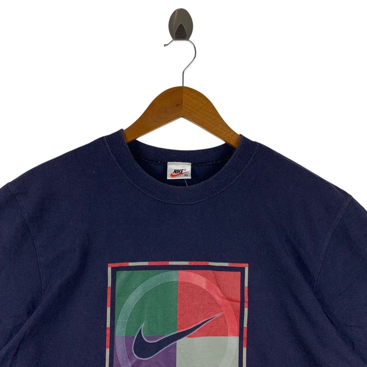 Nike Vintage NIKE COURT PRINTED Tshirt Size US M / EU 48-50 / 2 - 2 Thumbnail
