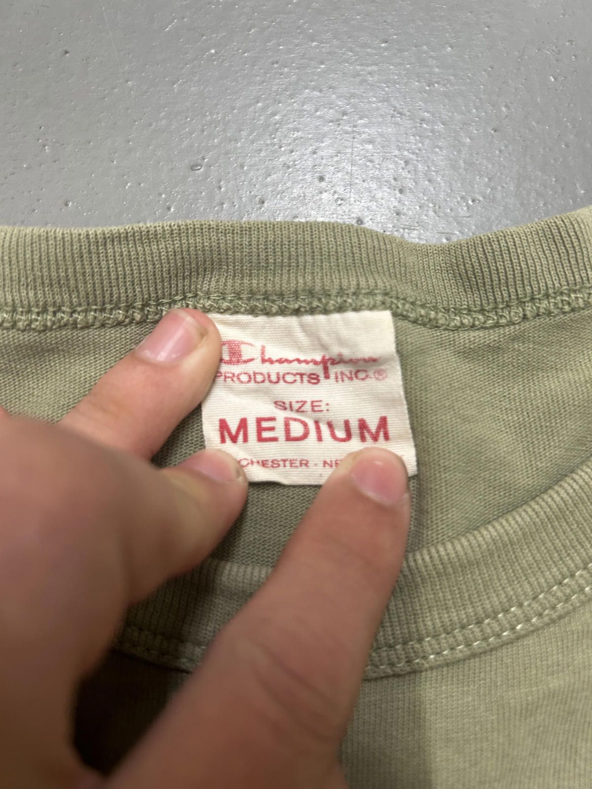 Champion Champion Olive Green T-Shirt - Medium Size US M / EU 48-50 / 2 - 5 Thumbnail