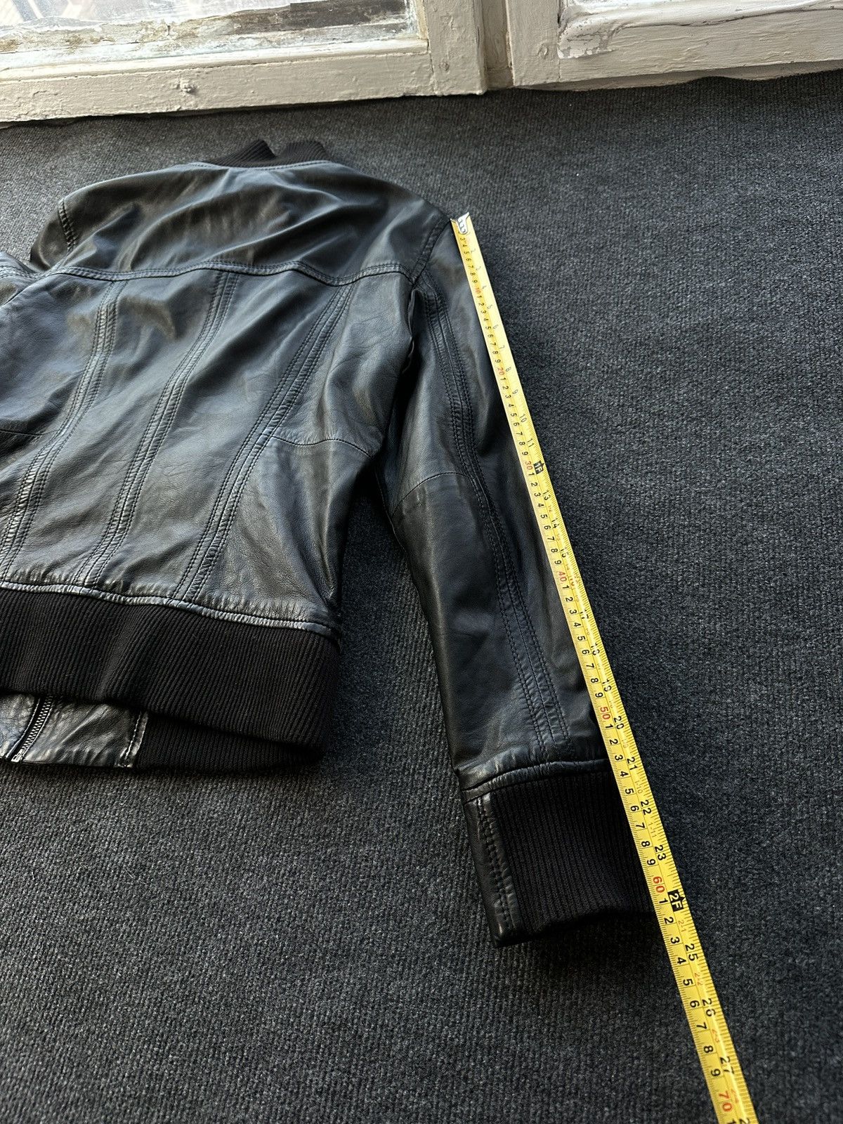 Leather 🚨 LEATHER WOMEN OPIUM MULTIPOCKET JACKET ZIP AVANT GARDE Size M / US 6-8 / IT 42-44 - 17 Thumbnail