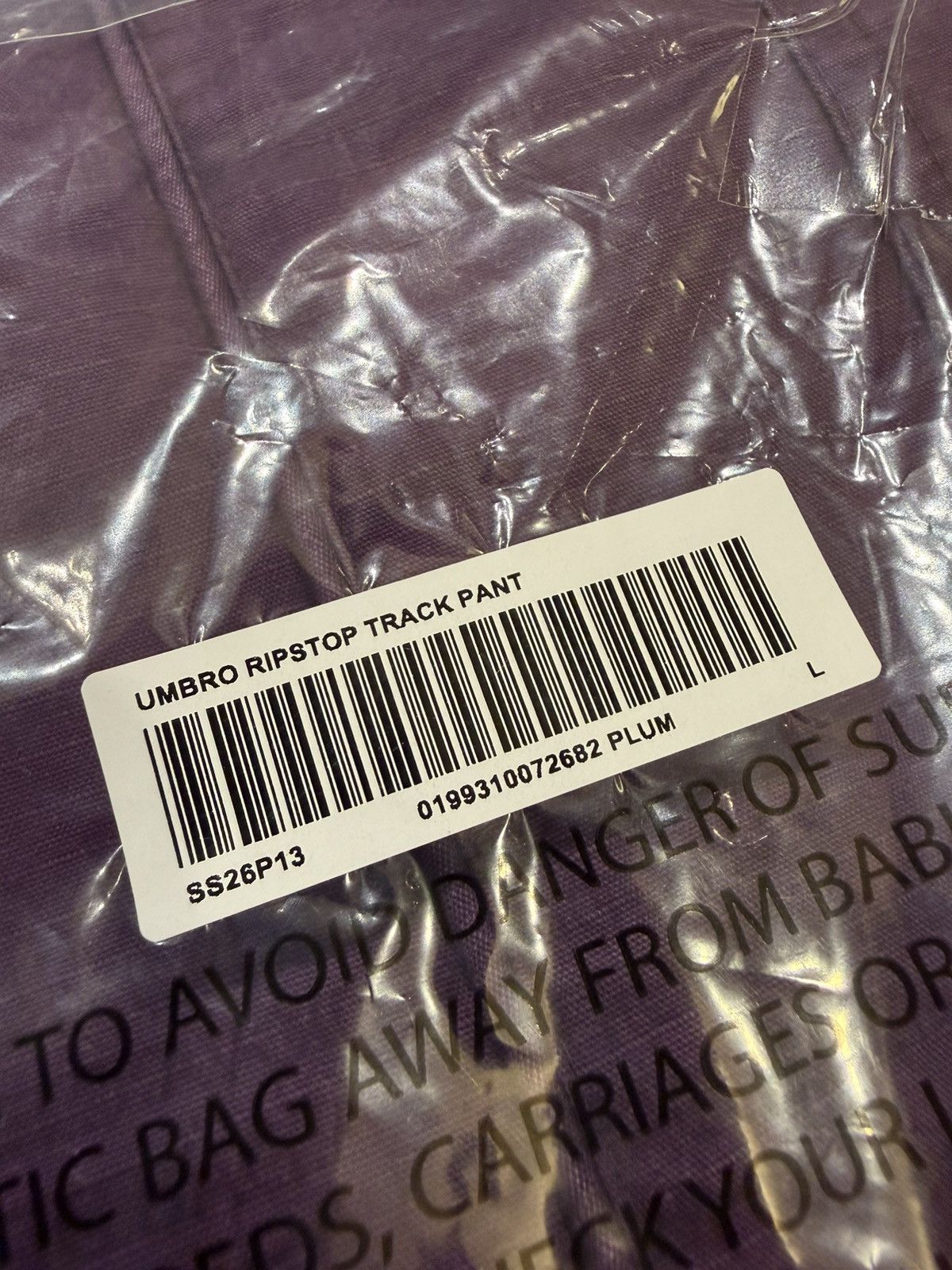Supreme Supreme Umbro Ripstop Track Pants - Purple Size US 32 / EU 48 - 4 Thumbnail