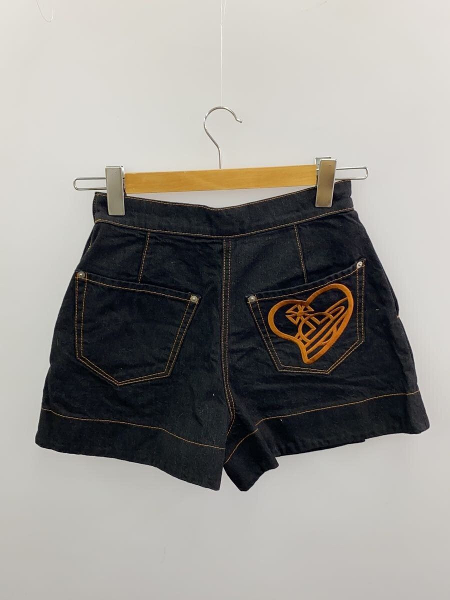Vivienne Westwood Heart orb Pleated Denim Skort Size 25" / US 0 / IT 36 - 2 Thumbnail