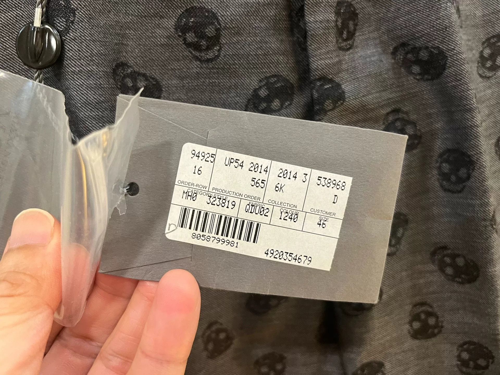 Alexander McQueen Alexander McQueen Gray Skull Wool Trousers Size US 30 / EU 46 - 4 Thumbnail