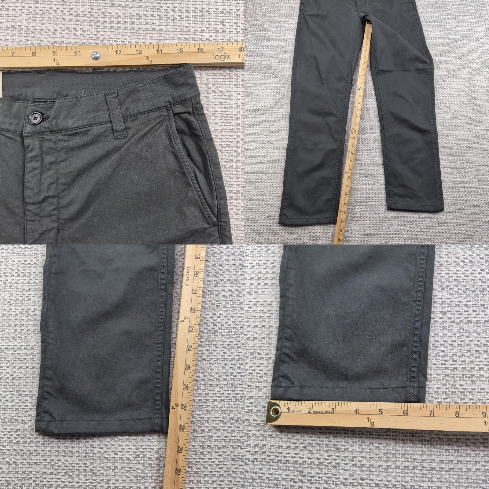 Nudie Jeans Nudie Jeans Co Pants Mens 30x32 Green Easy Alvin Chino Relaxed Tapered Stretch Size US 30 / EU 46 - 8 Thumbnail
