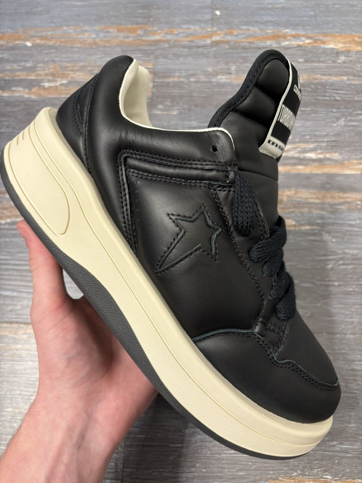 Rick Owens Drkshdw DRKSHDW SS25 HOLLYWOOD LOW SNEAKS IN