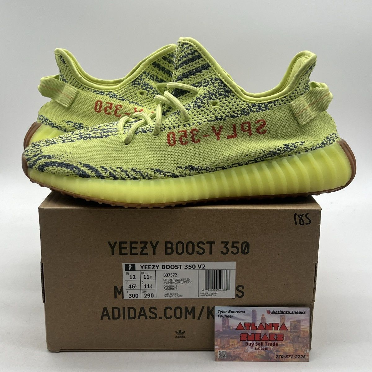 Adidas Yeezy boost 350 semi frozen yellow Size US 12 / EU 45 - 1 Thumbnail