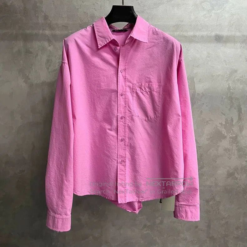 Balenciaga Balenciaga 24 Pink Back Logo Shirt. Size US XS / EU 42 / 0 - 1 Thumbnail