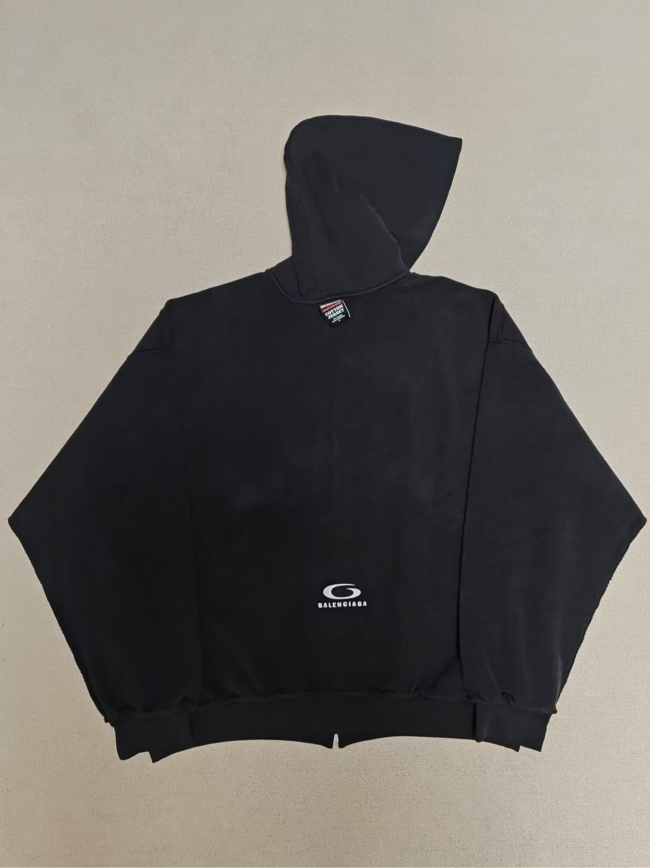 Balenciaga Balenciaga 24FW Inside out Reverse Zipper Washed Sweatshirt Size US L / EU 52-54 / 3 - 3 Thumbnail