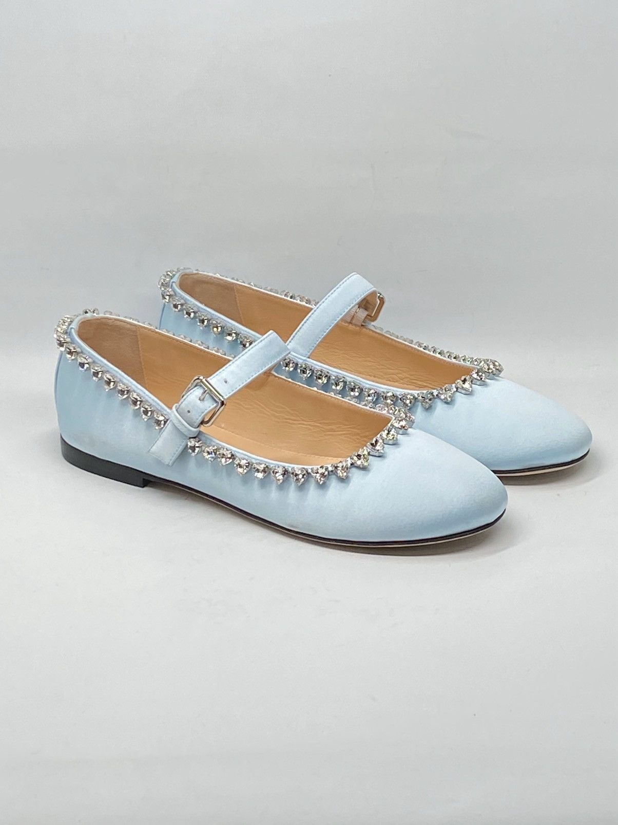 MACH & MACH MACH & MACH Audrey embellished satin ballet flats size 37 Size US 7 / IT 37 - 5 Thumbnail