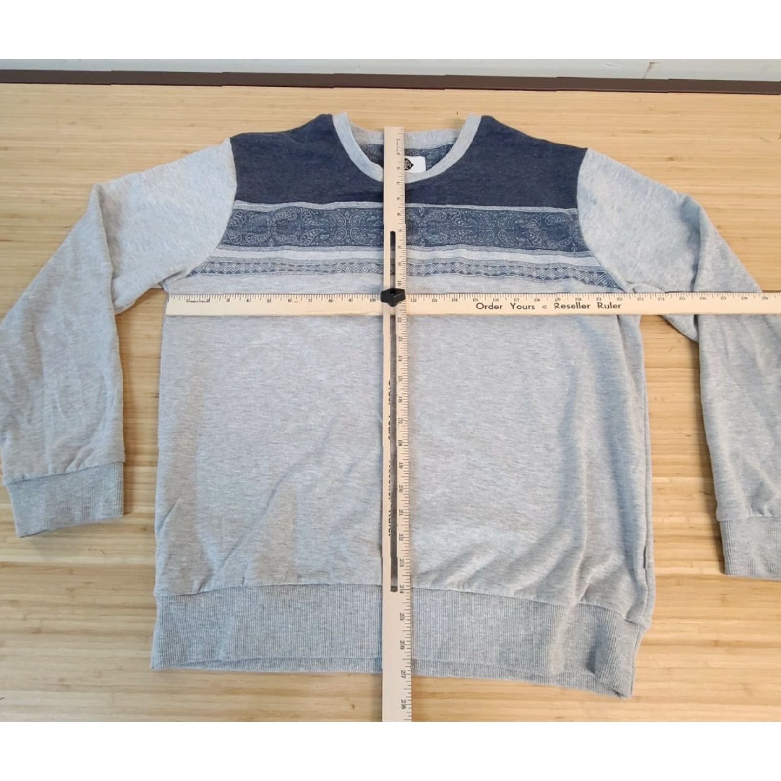Cotton On VINTAGE 1991 by Cotton On Mens Sweater Gray M Casual Pullover Cotton Round Neck Size US M / EU 48-50 / 2 - 2 Thumbnail