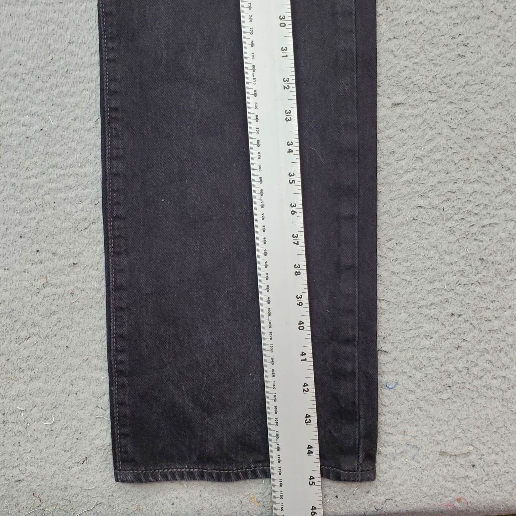 Levi's VINTAGE Levi's 501 Jeans Men Black Denim Rad Tab Button Fly 36/36 Straight Leg Regular Navy? Size US 36 / EU 52 - 3 Thumbnail