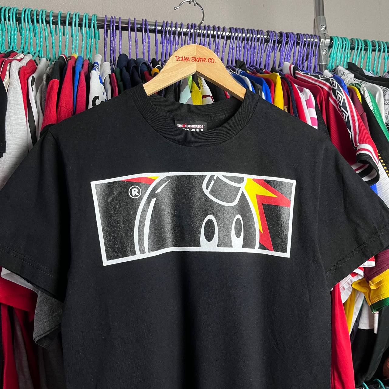 The Hundreds The Hundreds Big Logo Adam Bomb Black Tshirt Made in USA Size US S / EU 44-46 / 1 - 2 Thumbnail