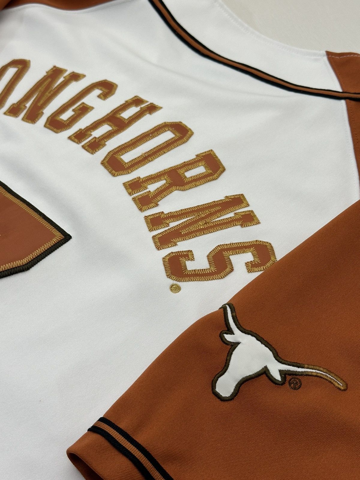 Colosseum Athletics Vintage 90s Colosseum Texas Longhorns Baseball Jersey #7 L Size US L / EU 52-54 / 3 - 16 Thumbnail