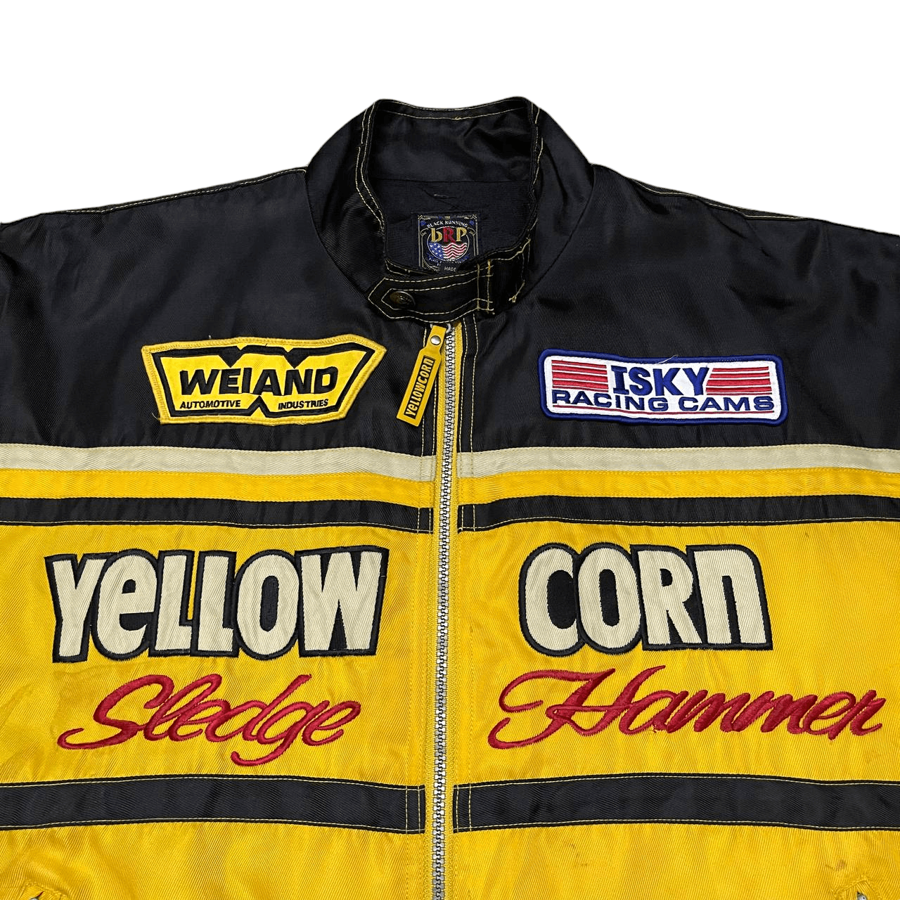 YELLOW CORN Vintage 90's Yellow Corn Racing Jacket ISKY Issey Skyline Size US L / EU 52-54 / 3 - 7 Thumbnail