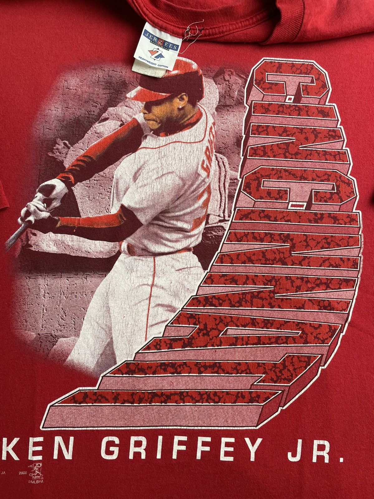 MLB × Pro Player × Vintage Vintage Ken Griffey Jr Cincinnati Reds Shirts Size US XXL / EU 58 / 5 - 2 Thumbnail
