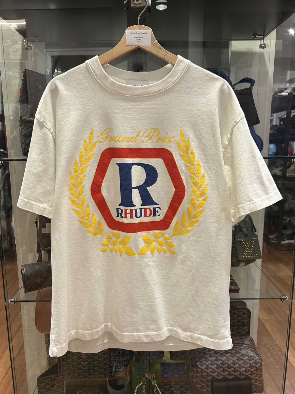Rhude Rhude Grand Prix Tee Size US S / EU 44-46 / 1 - 1 Thumbnail