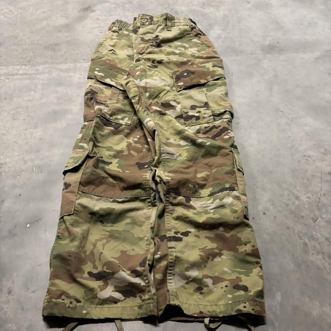 Japanese Brand × Vintage Crazy Vintage Y2K/2000s Military Camo Streetwear Skater Cargo Pants! Size US 28 / EU 44 - 3 Thumbnail
