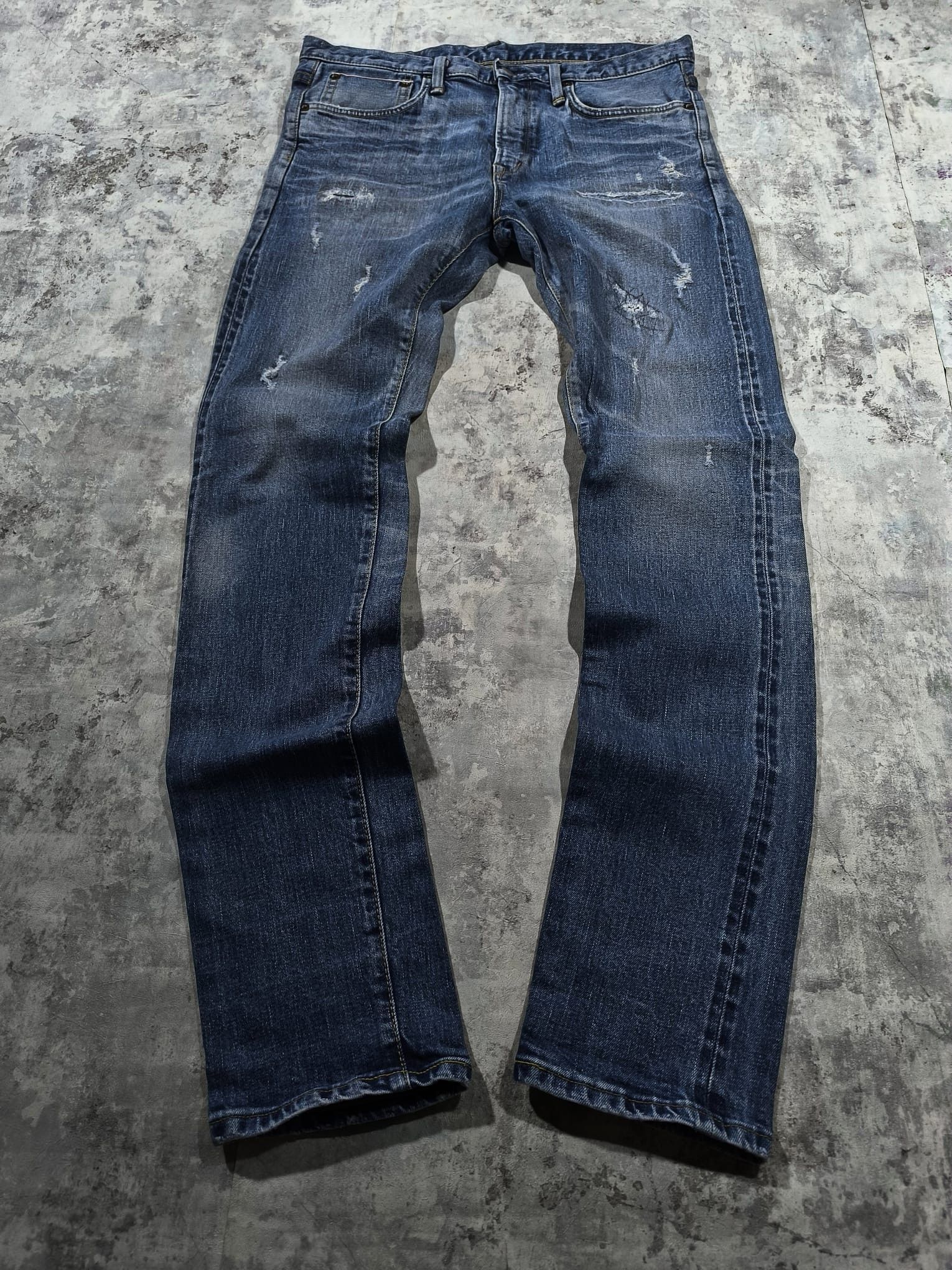 Edwin edwin selvedge japan jeans kapital style stitched repaired Size US 34 / EU 50 - 1 Thumbnail