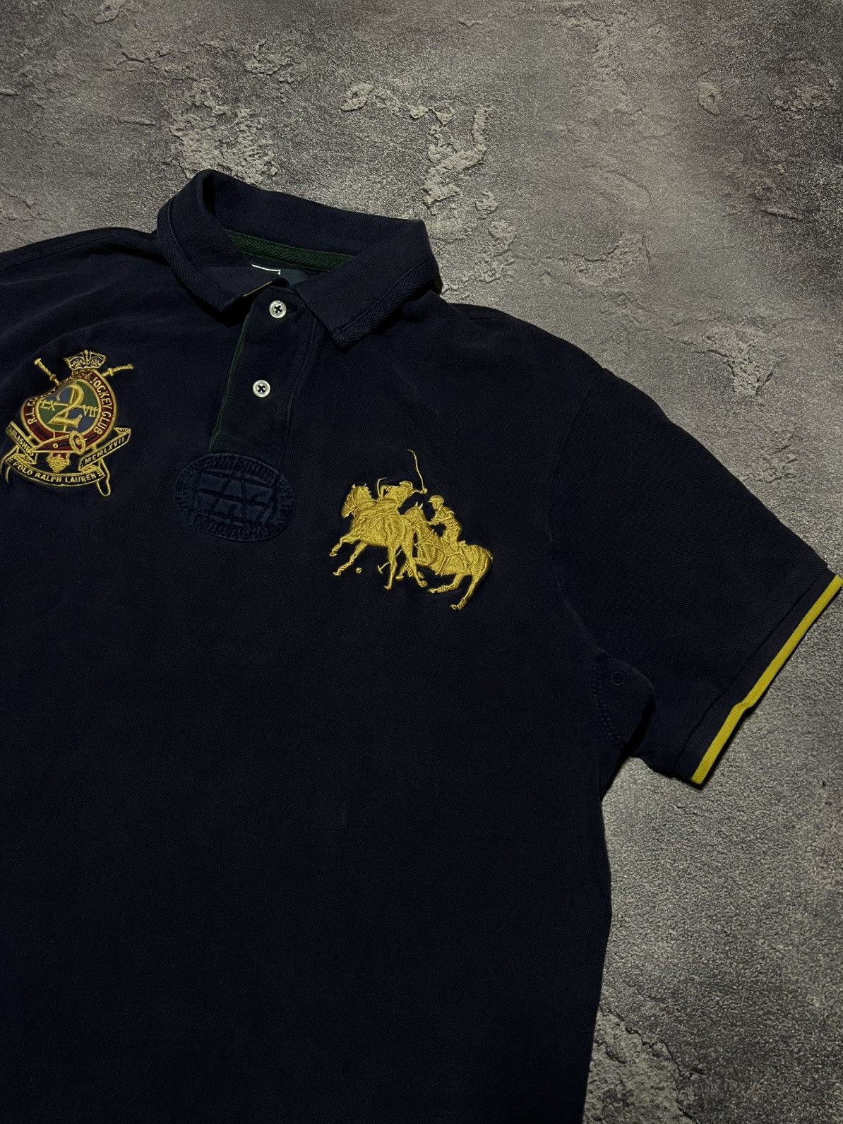 Ralph Lauren Vintage 90s Ralph Lauren Polo Tee Big 2 Logo Streetwear Size US L / EU 52-54 / 3 - 2 Thumbnail