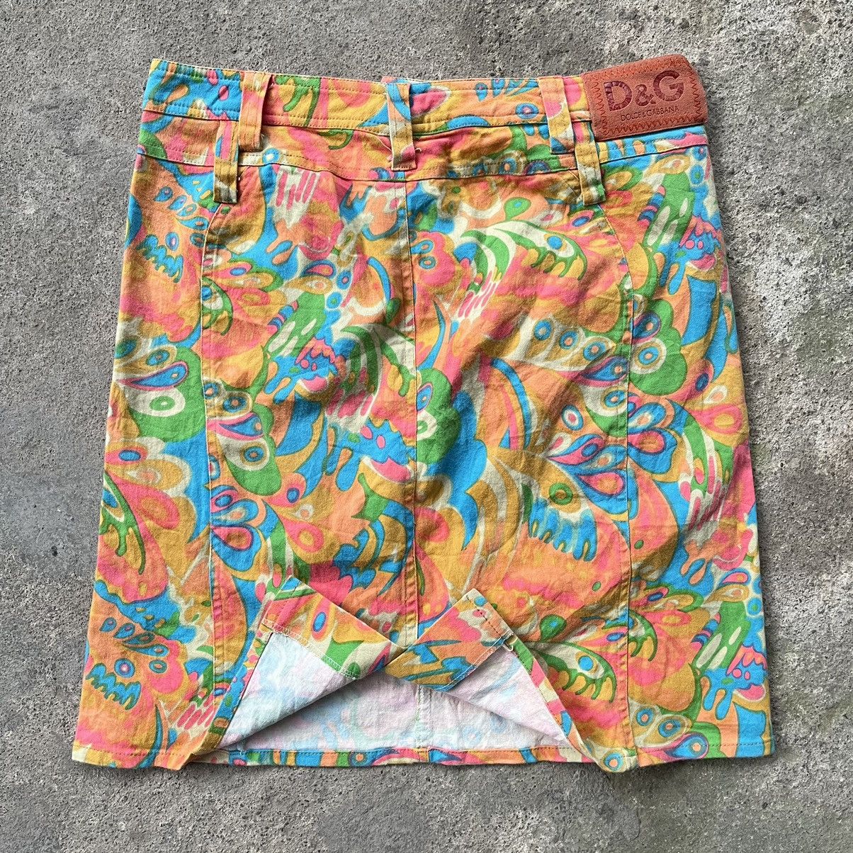 Dolce & Gabbana × Vintage Dolce & Gabbana Mini Skirt Size 29" - 6 Thumbnail