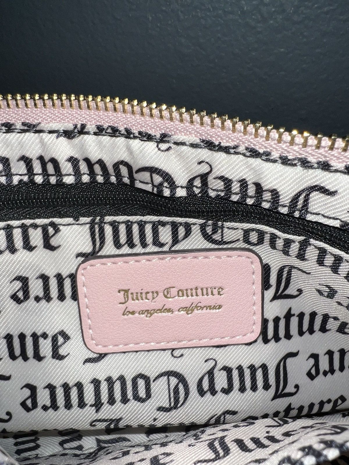 Juicy Couture Juicy Couture Faux Leather Shoulder Hand Bag Purse Essential Size ONE SIZE - 6 Thumbnail