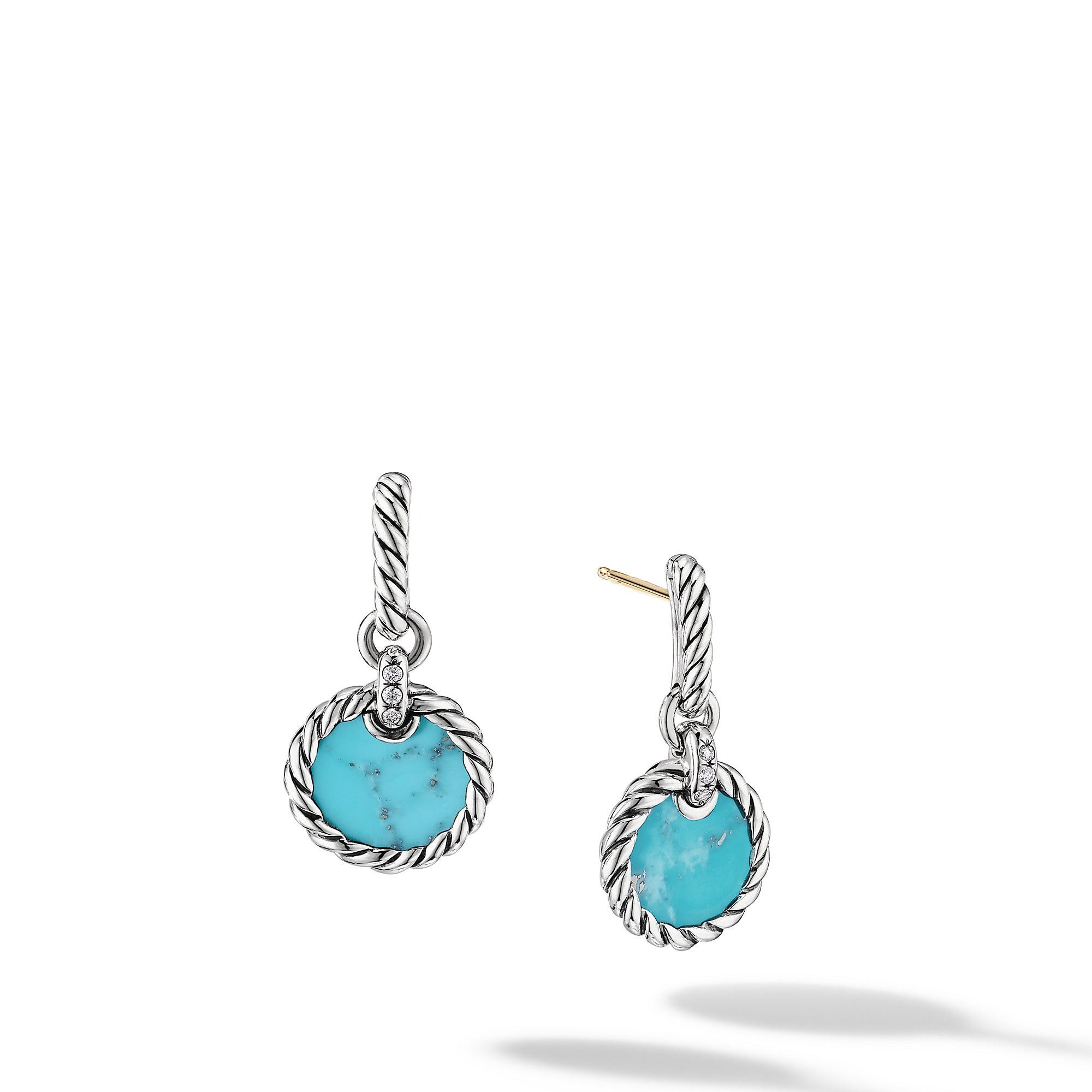 David Yurman o1w1db10525 E17016D Earrings in Silver with Diamond Size ONE SIZE - 1 Preview