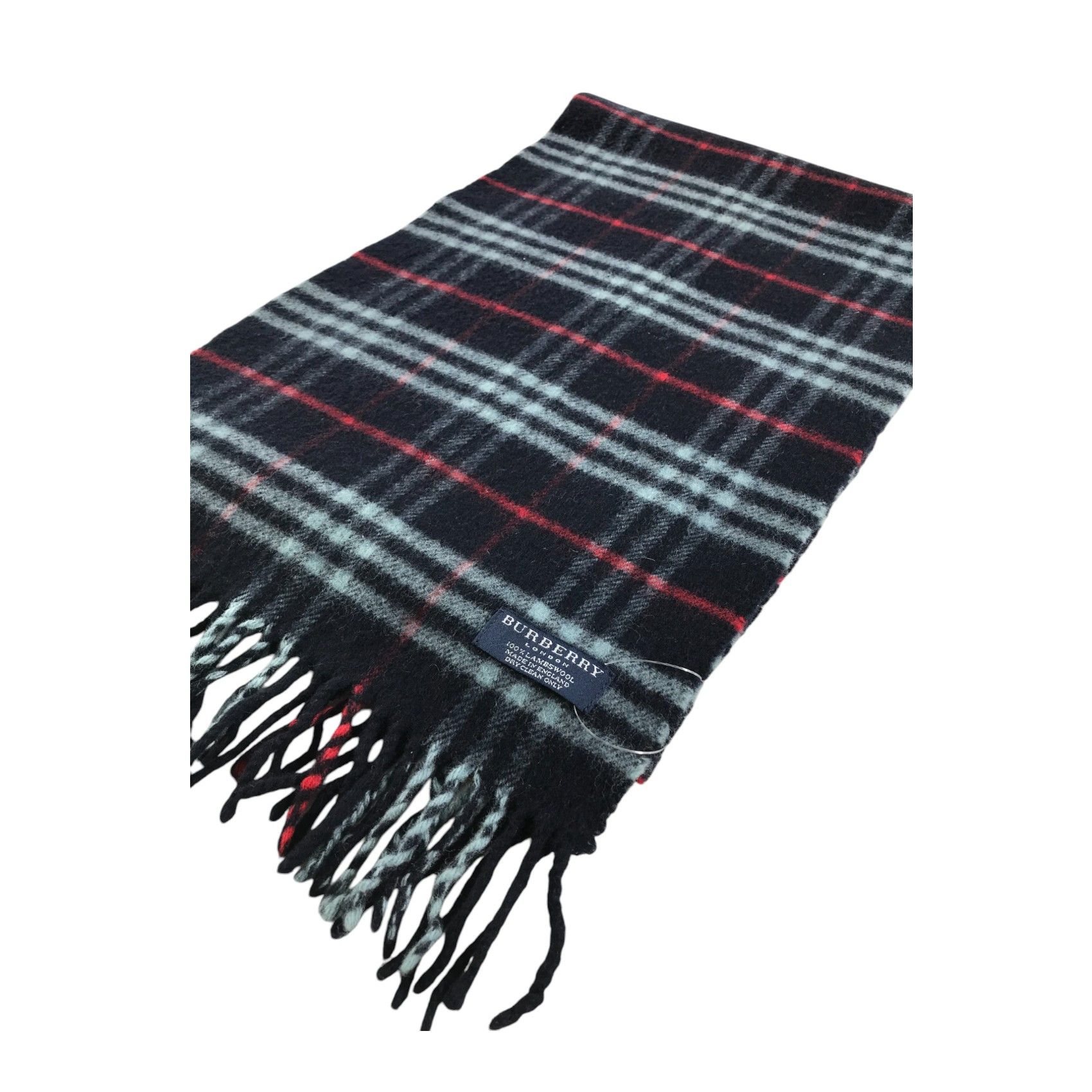 Burberry × Vintage Burberry Scarf / Muffler / Neckwear - WW2415 Size ONE SIZE - 3 Thumbnail