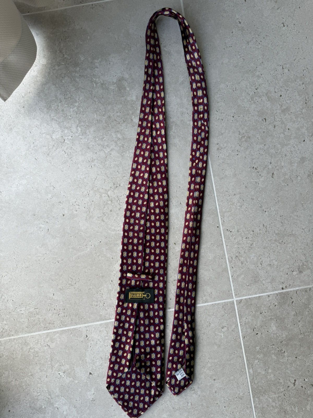 Zilli Zilli Men’s Tie Pure Silk Red Size ONE SIZE - 2 Thumbnail