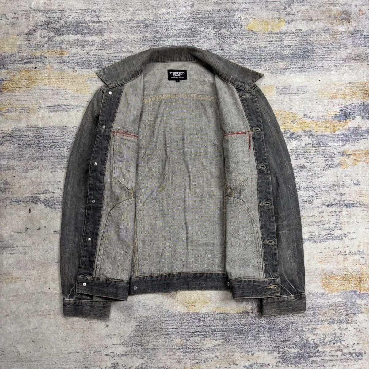 Tornado Mart Tornado Mart washed denim jacket Size US M / EU 48-50 / 2 - 6 Thumbnail