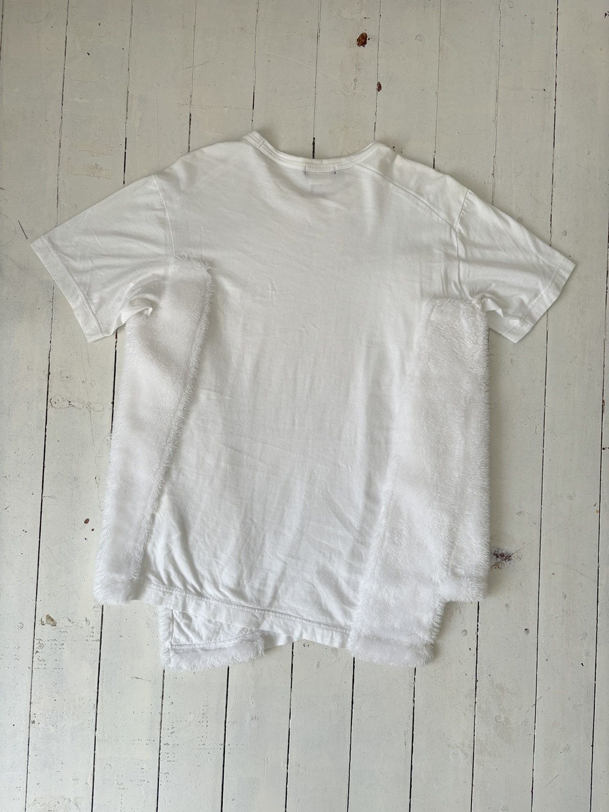 Comme des Garcons Homme Plus Comme des Garcons white deconstructed t-shirt Size US M / EU 48-50 / 2 - 5 Thumbnail