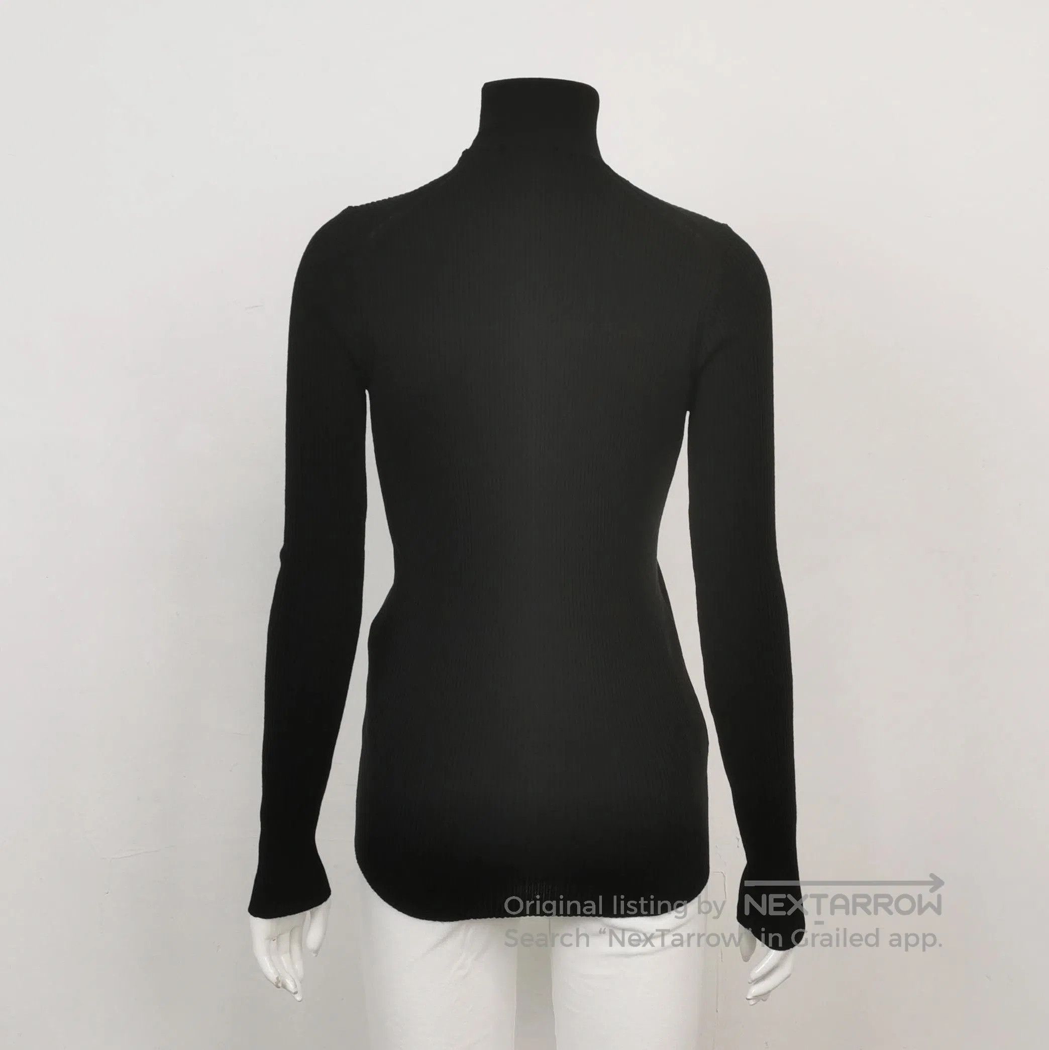Prada Prada Black Wool Turtleneck Long Sleeve Sweater . Size M / US 6-8 / IT 42-44 - 2 Thumbnail
