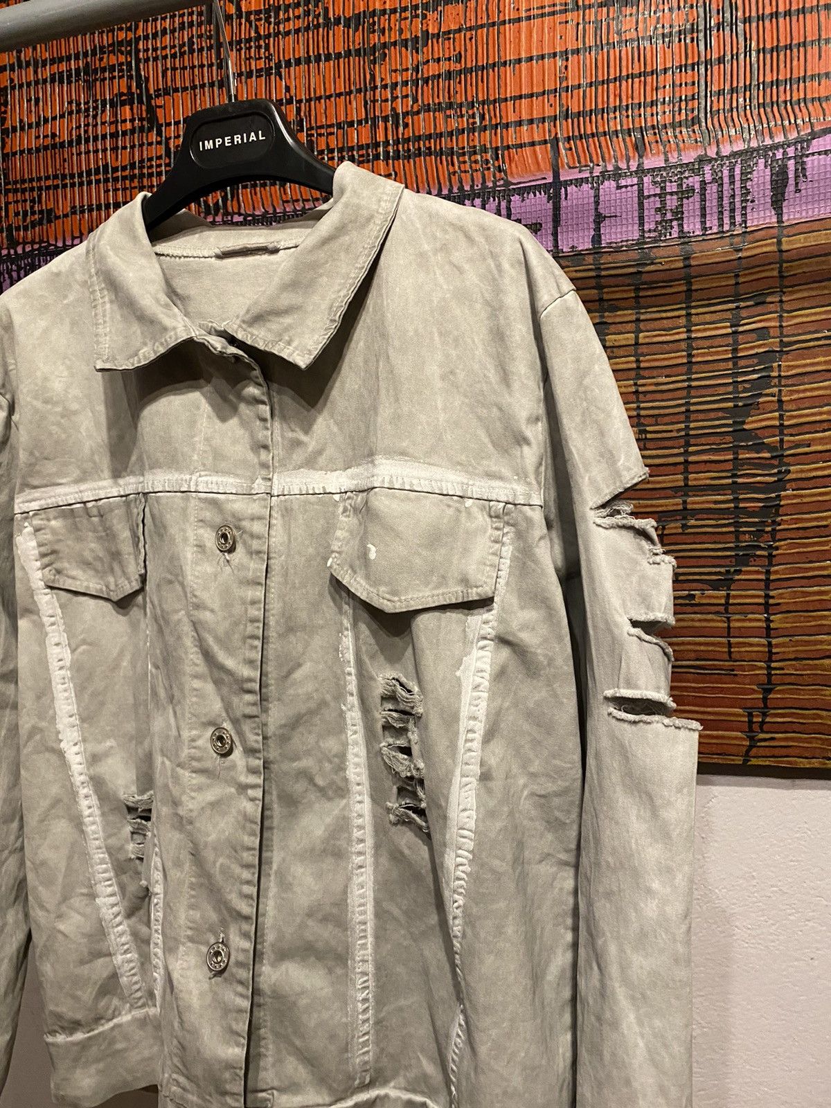 Japanese Brand vintage light jacket washed distressed Japanese style design Size US M / EU 48-50 / 2 - 3 Thumbnail