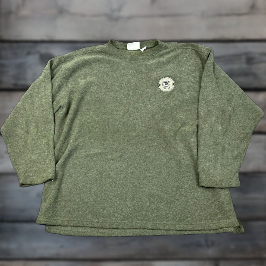 Etro VINTAGE Michigan Sweatshirt Adult 2XL Green Embroidered Pullover Crew Neck 90s Beer Retro Graphic Print Men S Snookers Pool & Pub Texture Size US XXL / EU 58 / 5 - 1 Thumbnail