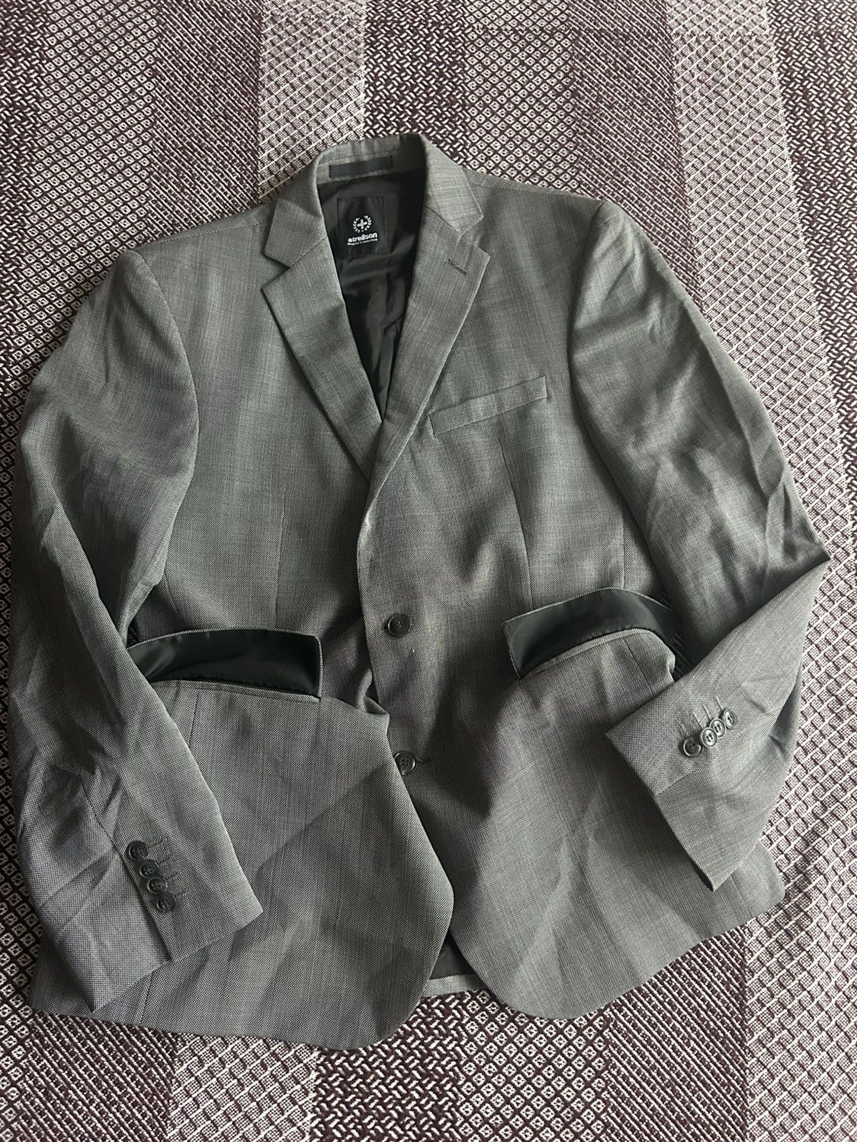 Strellson Strellson Wool Mens Suit 2 Button Solid Style Size 48 Luxury Size 38R - 15 Thumbnail