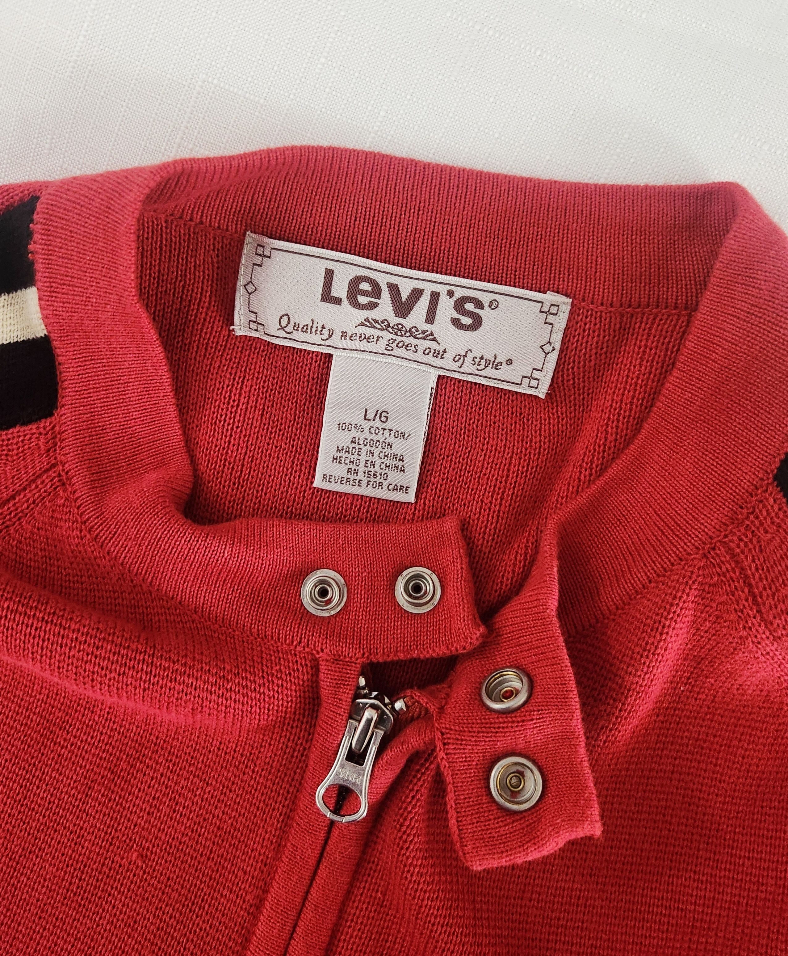 Levi's × Vintage Levi's Strauss Patch VTG Full Zip Red Motorcycle style Size US L / EU 52-54 / 3 - 7 Thumbnail