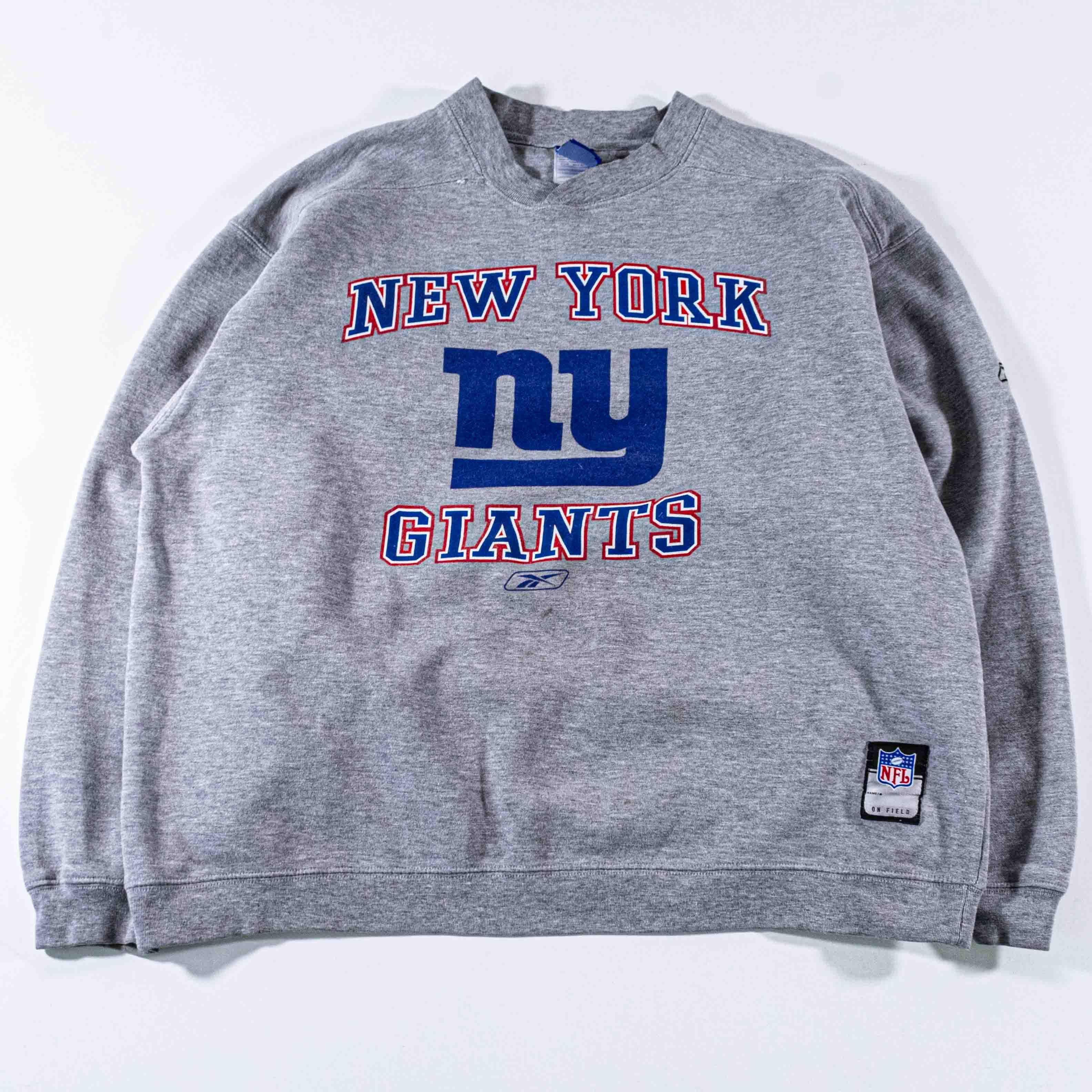 Reebok New York Giants Reebok Sweatshirt NFL On Field Equipment Y2K Size US XL / EU 56 / 4 - 1 Thumbnail