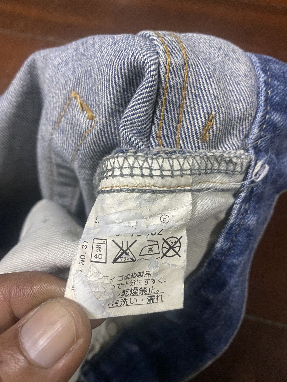 Takeo Kikuchi Rare Vintage design Takeo Kikuchi jeans distressed boro Size US 34 / EU 50 - 18 Thumbnail