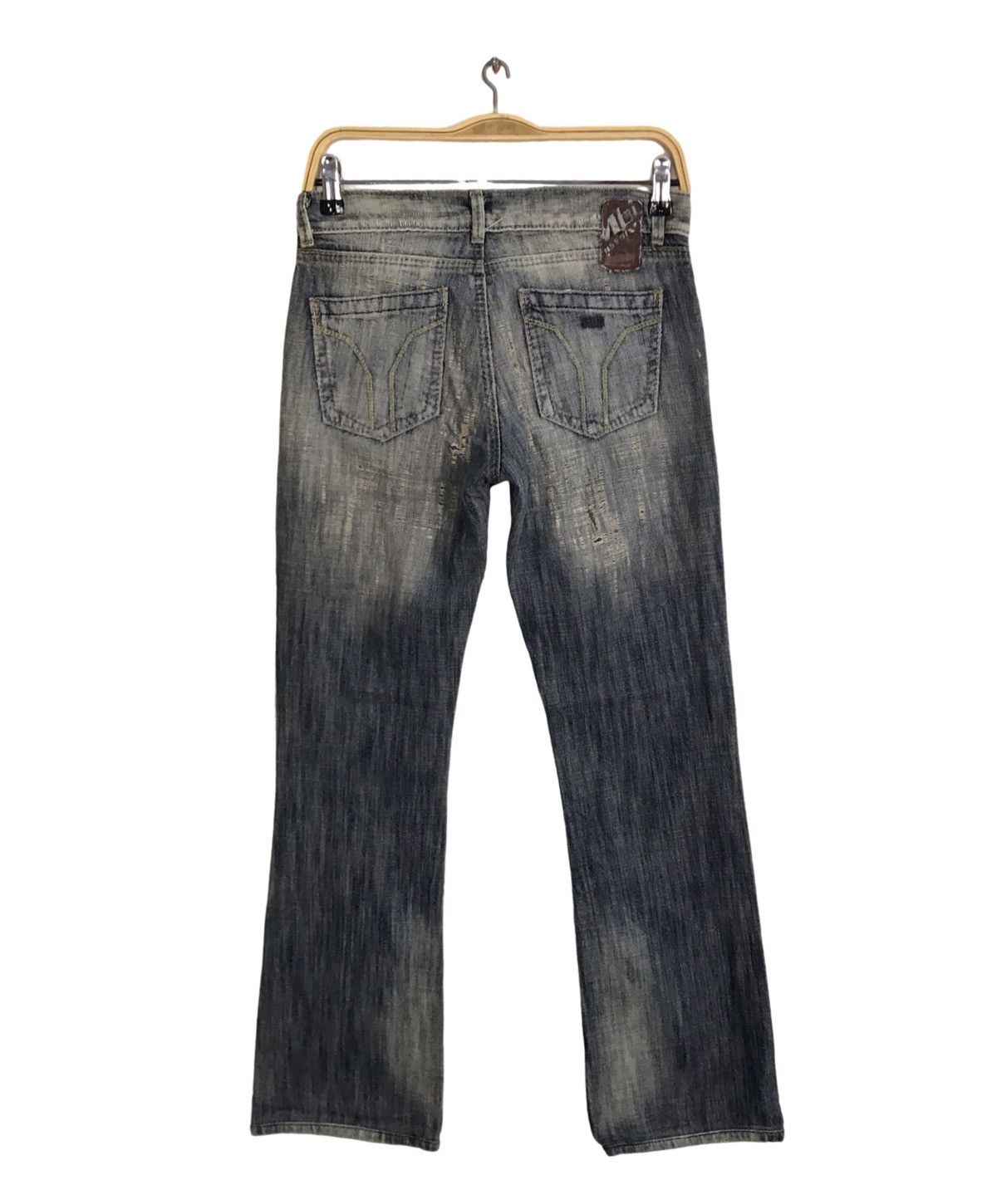 Miss Sixty Miss Sixty Distressed Indigo Denim Jeans Relaxed Tapered Size 27" / US 4 / IT 40 - 2 Thumbnail
