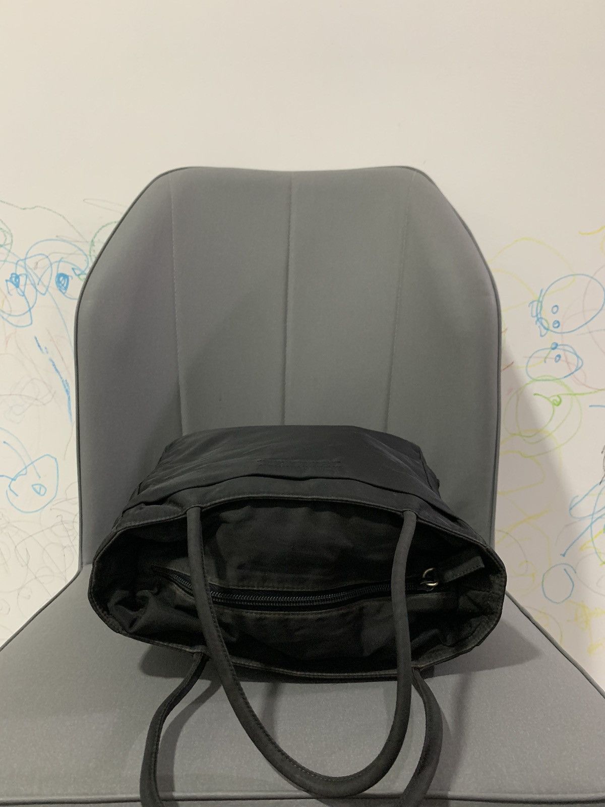 Prada Vintage Prada Black Small Tote Bag Size ONE SIZE - 7 Thumbnail
