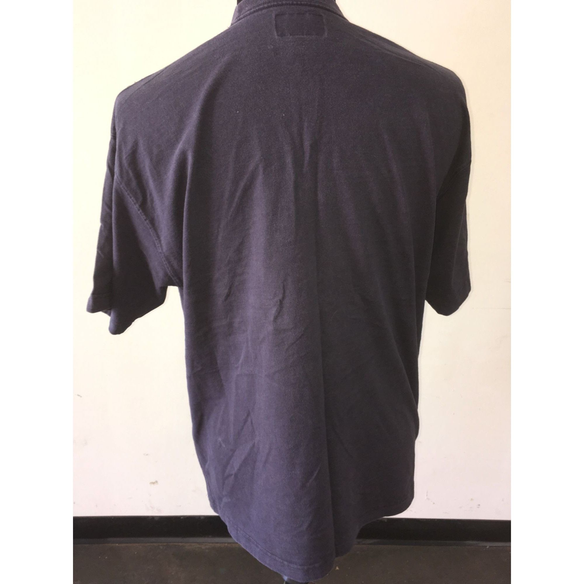 Abercrombie & Fitch Men's Abercrombie & Fitch Size Large Navy Blue Tee Shirt Size US L / EU 52-54 / 3 - 3 Thumbnail