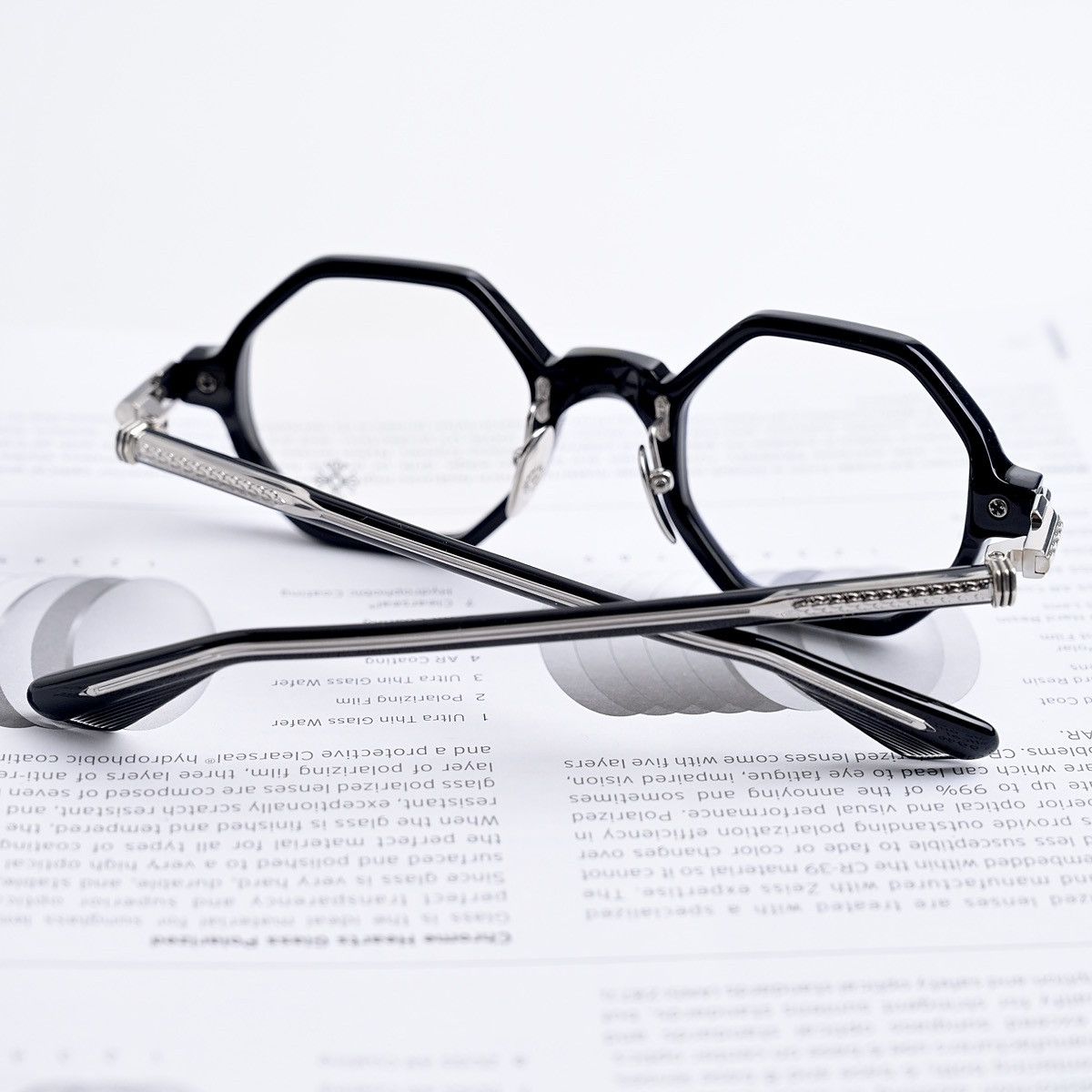 Chrome Hearts CHROME HEARTS CLITCO - A BLACK GLASSES Size ONE SIZE - 5 Thumbnail